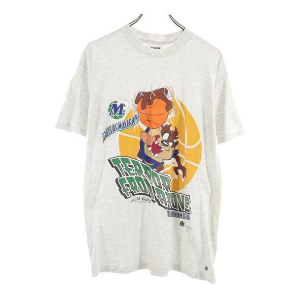 CSA 90s ワーナーブラザーズ オールド プリント 半袖 Tシャツ M グレー系  メンズ 【中古】  【230605】 メール便可