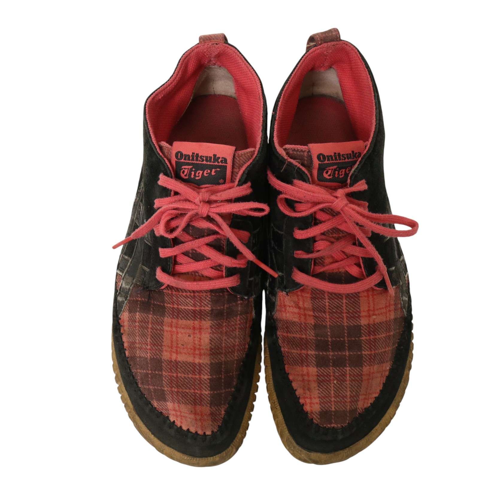ONITSUKA TIGER オニツカタイガー ツナヒキ☆ TH9A1L レザー チェック 