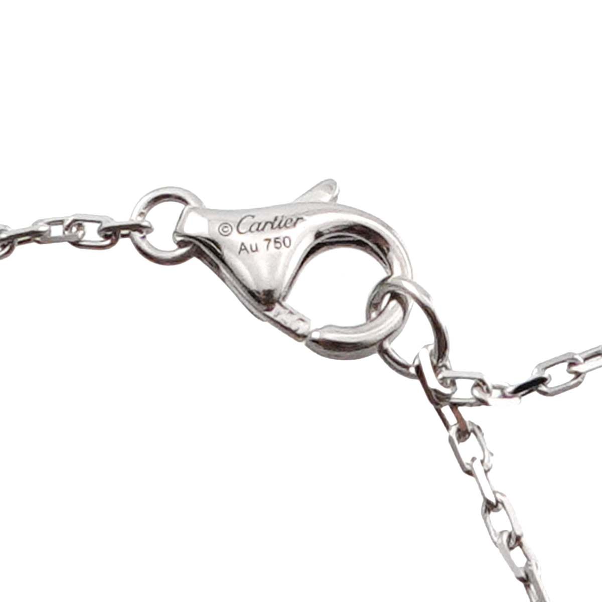カルティエ Cartier ダムール ダイヤ ネックレス ラージ LM 41cm K18 