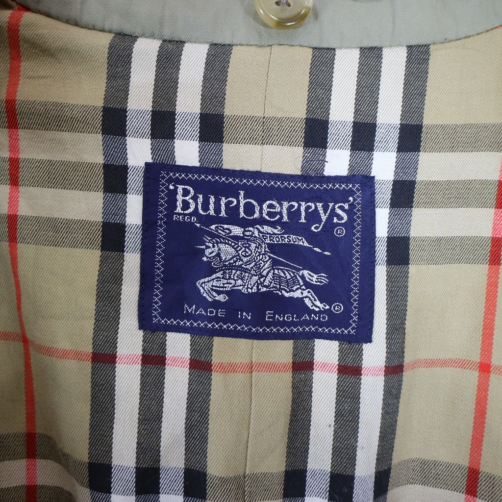 90年代 Burberrys' バーバリーズ トレンチ コート 防寒 ヨーロッパ古着