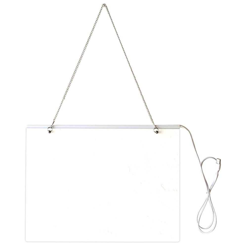 3営業日で発送 グリーンハウス GREEN HOUSE 文字が光るLEDサインボード 壁掛けタイプ A3 A4サイズ横 5172