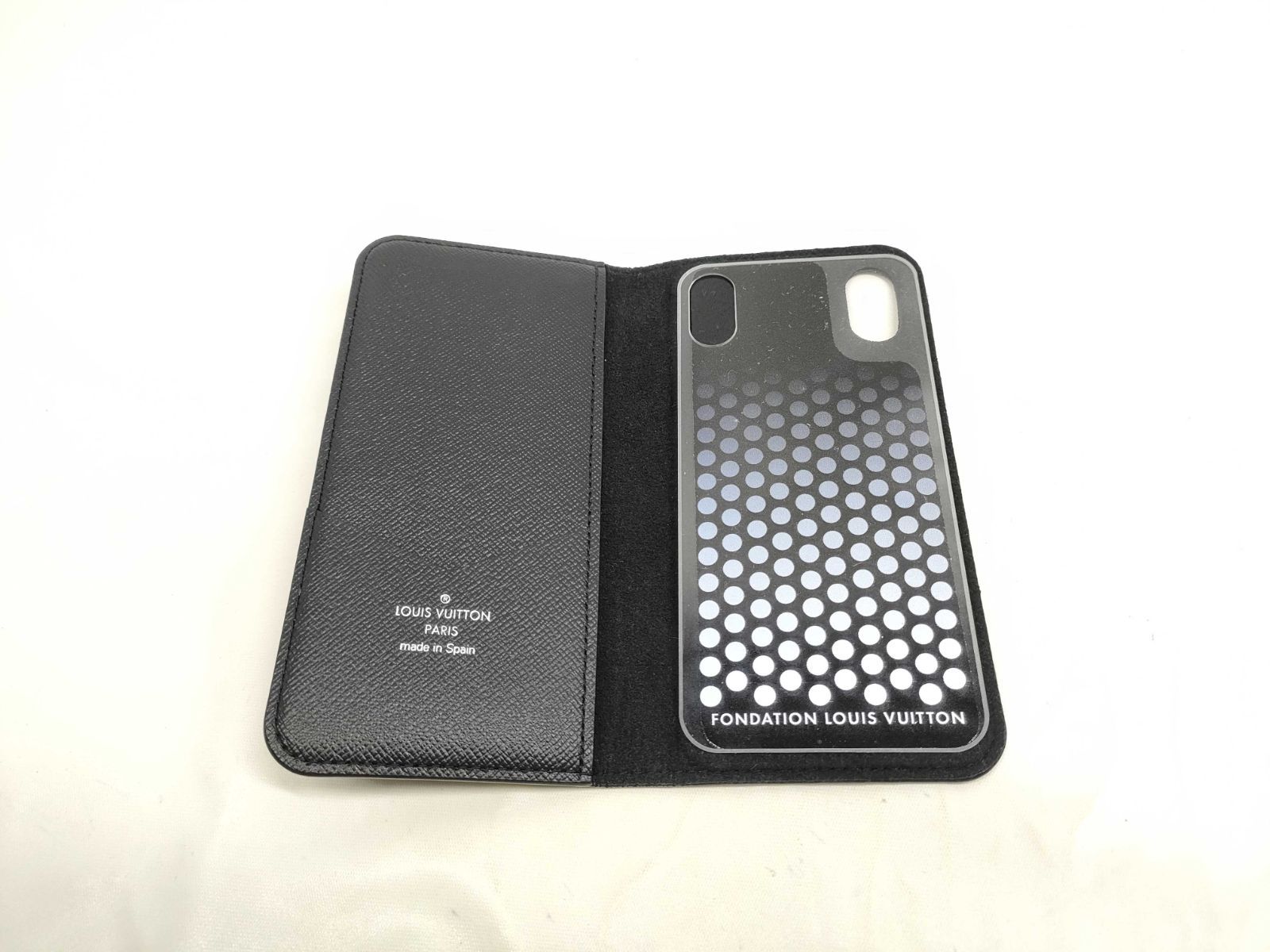 ヴィトン ダミエ iPhone16pro max 手帳型ケース（7+用を加工 iphone17