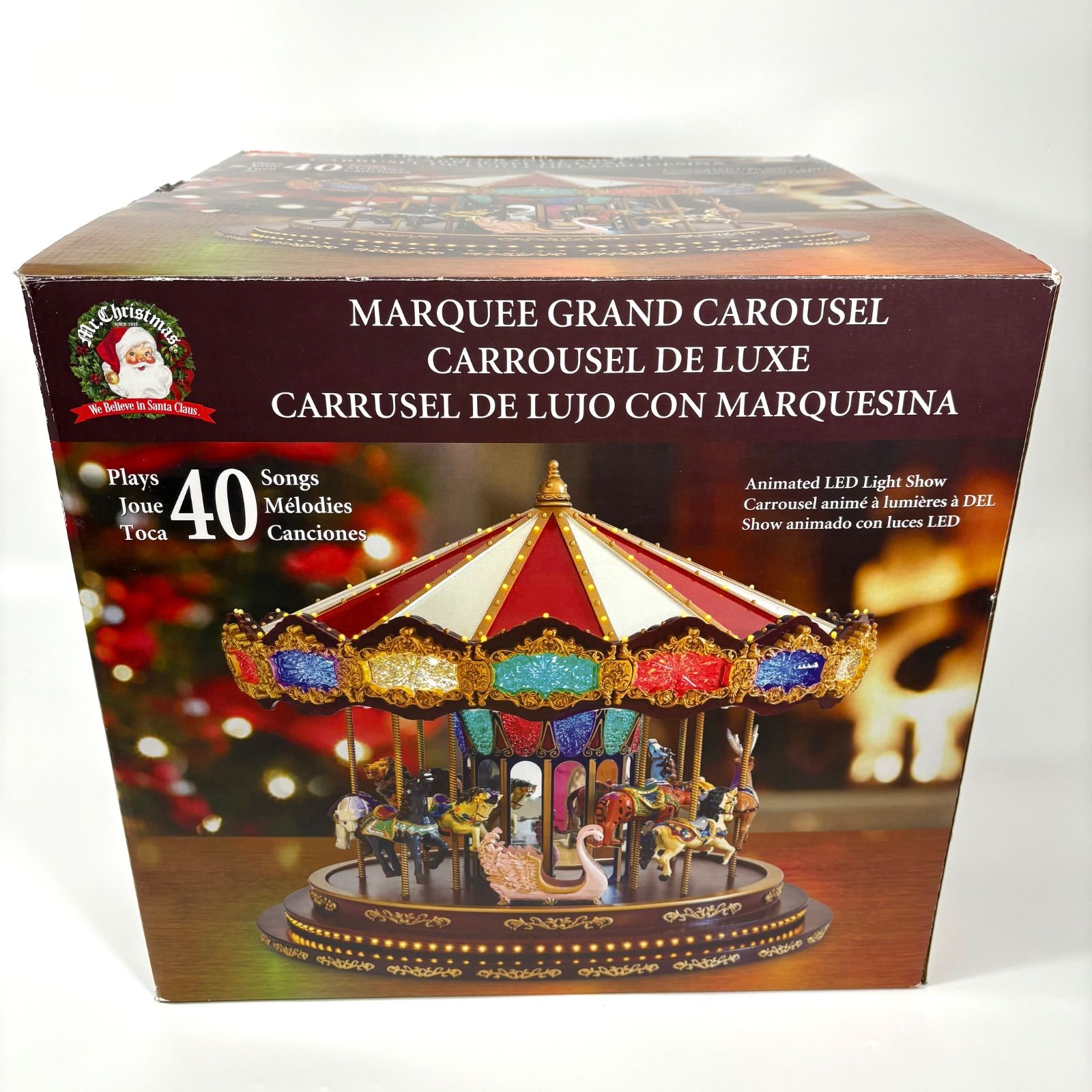 完動品 ミスタークリスマス 40曲内蔵 特大メリーゴーランド
