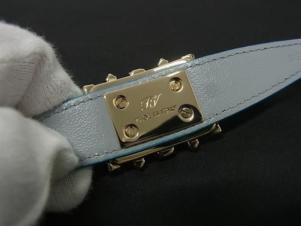 ■Roger Vivier■ラインストーン ブレスレット □新品□未使用□ Roger Vivier ロジェヴィヴィエ レザー ライン