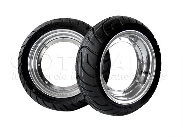 ca916 DAX ダックス シャリー用10インチ合わせアルミホイール タイヤ前後セットB