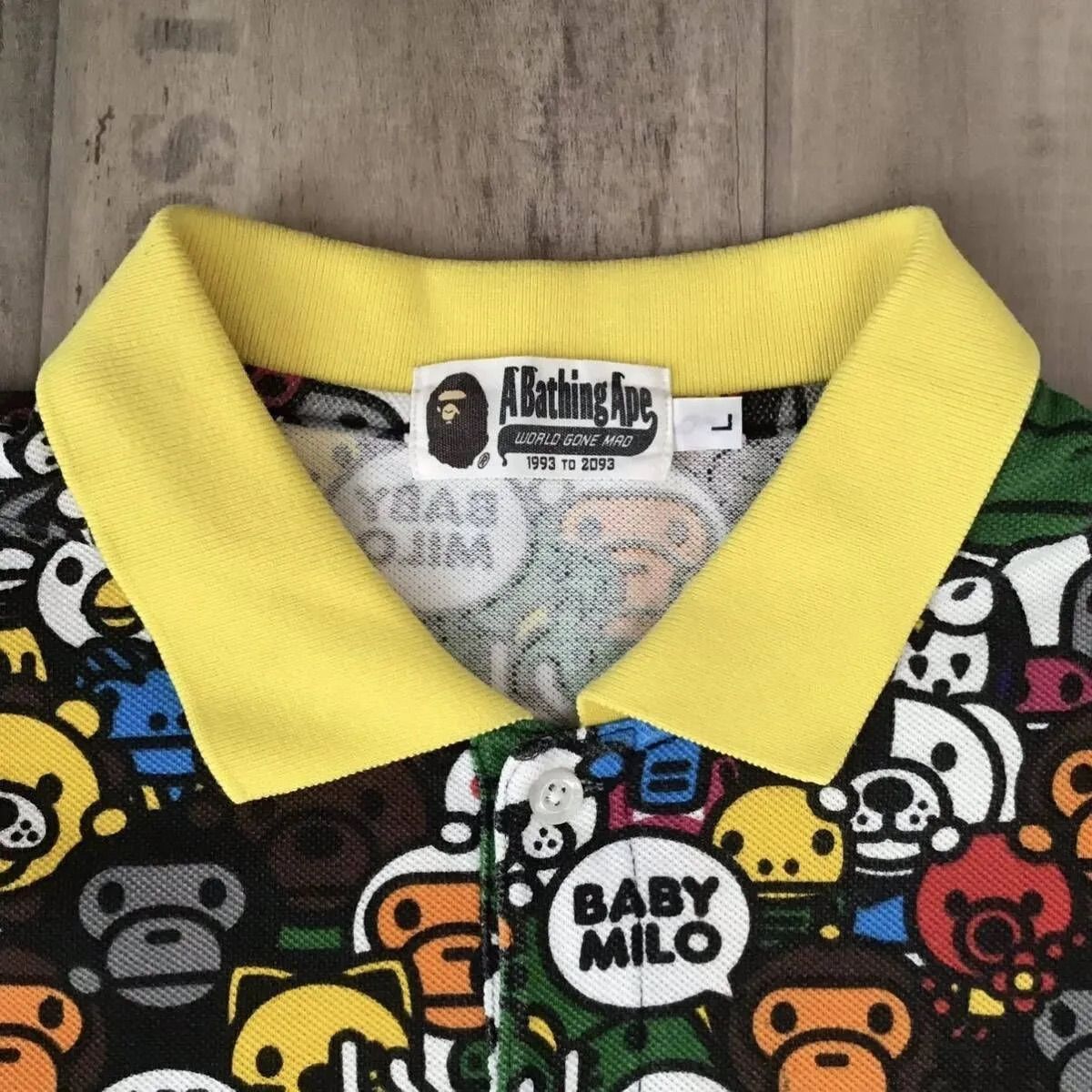 BAPE マイロ アニマル サファリ ポロシャツ a bathing ape BAPE マイロ