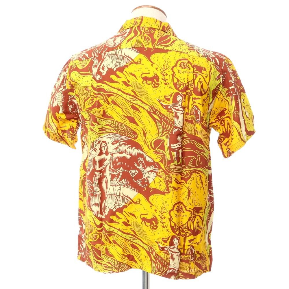 中古】【未使用】サンサーフ SUN SURF GAUGUIN WOODCUT MYSTIC 半袖