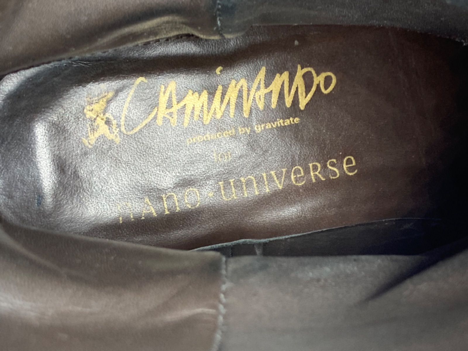 CAMINANDOナノユニバース別注 ペコスブーツ WRINKLE PECOS