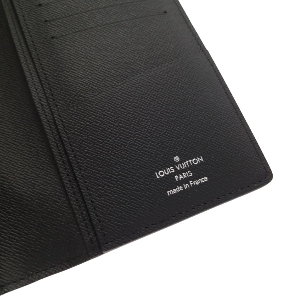 ICチップ❣新型❣ヴィトン エピ ブラザ 二つ折り 長財布 黒 M60622 国内発[Louis Vuitton] ☆新作☆ポルトフォイユ ブラザ エピ