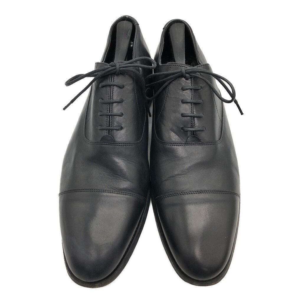 BARKER ストレートチップ 内羽根式 レザーシューズ ブラック (メンズ 10 G) 中古 古着 KA0995