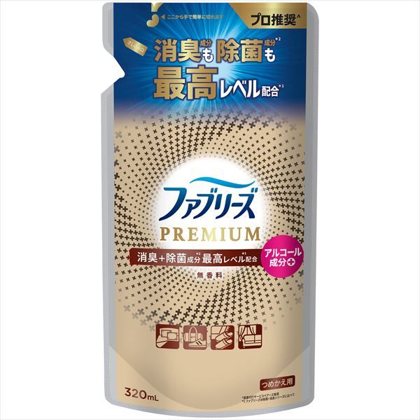 まとめ買い-24点セット ファブリーズＷ除菌＋消臭プレミアム無香料つめかえ Ｐ＆Ｇ 芳香剤