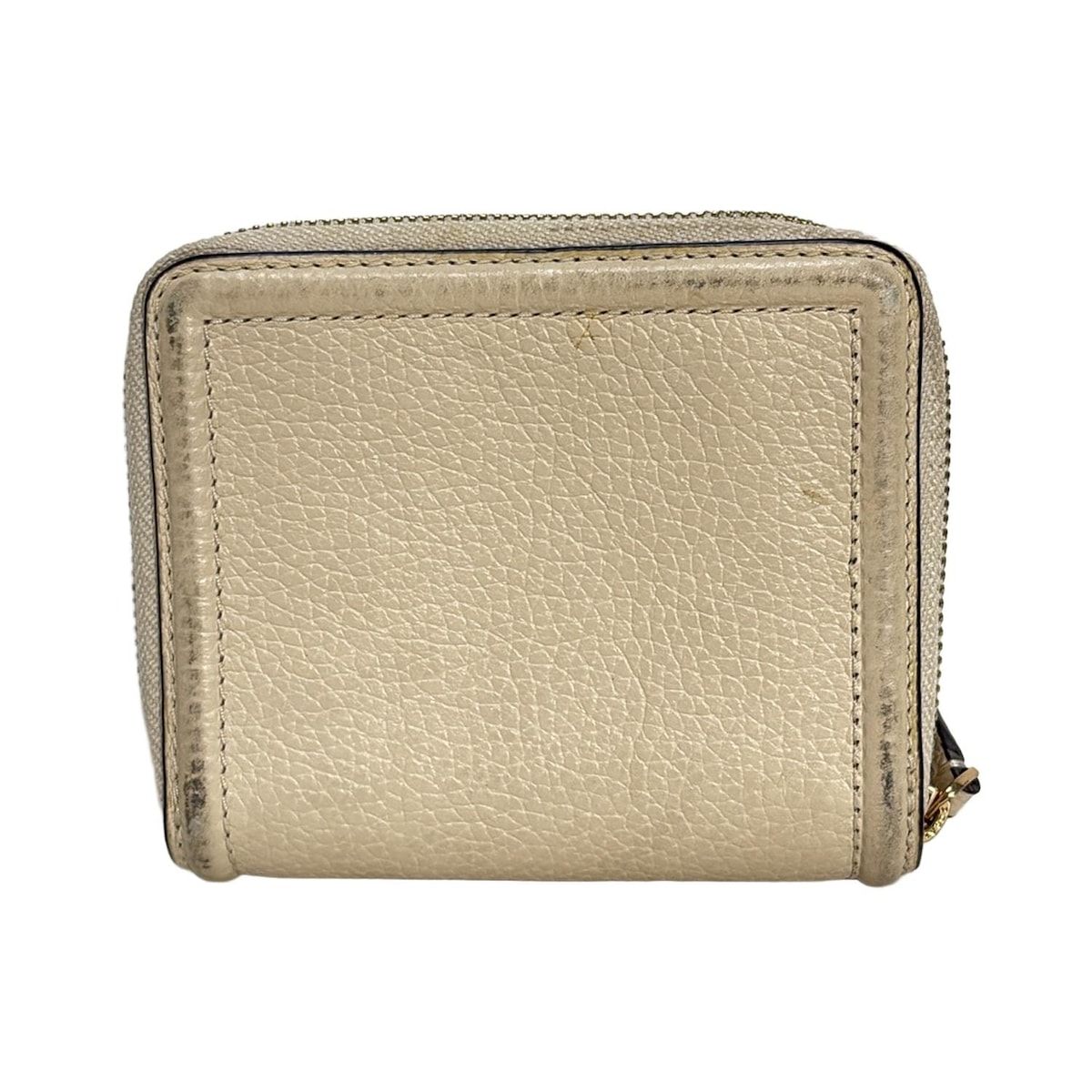 TORY BURCH(トリーバーチ) 2つ折り財布 - ピンクベージュ レザー  