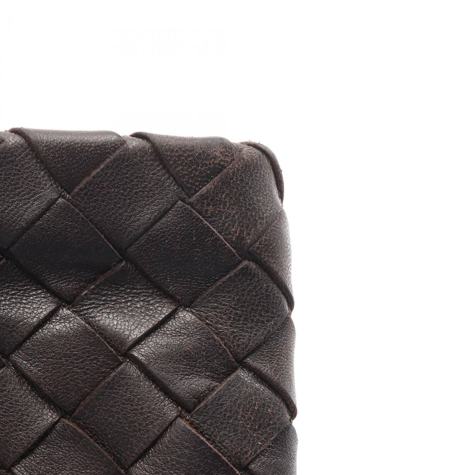 ボッテガヴェネタ BOTTEGA VENETA セカンドバッグ クラッチバッグ イントレチャート ダークブラウン レザー イントレチャート クラッチバッグ レディース Used B DECORATOM_COM_BR