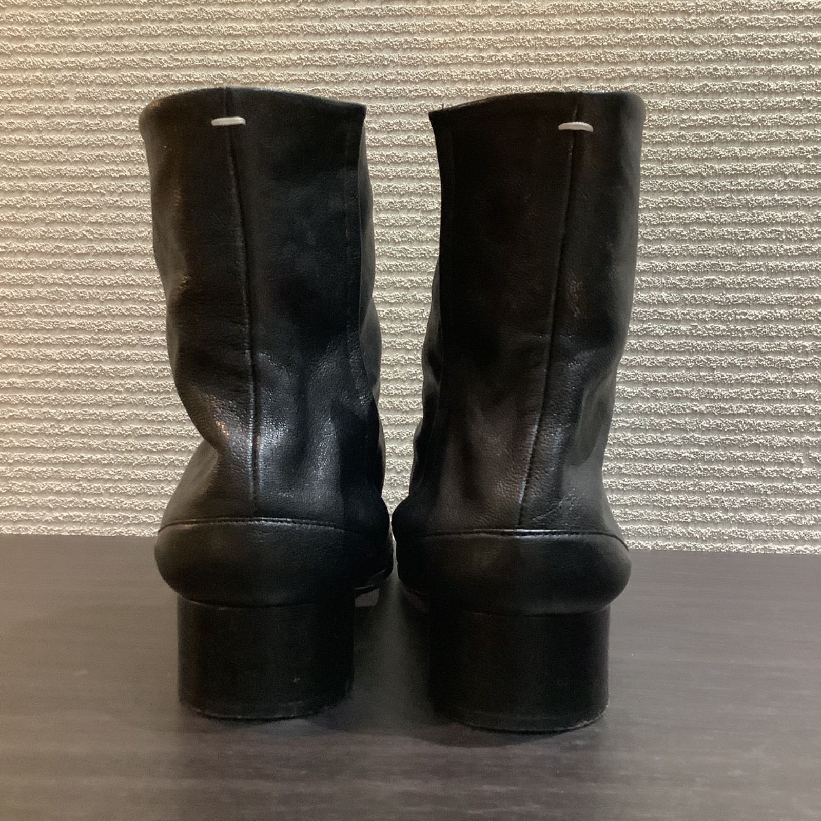 メゾンマルジェラ Madison Margiela レザー タビ ブーツ S58WU0273 【39】レディース ショートブーツ 足袋  ヒール3.5cm P431