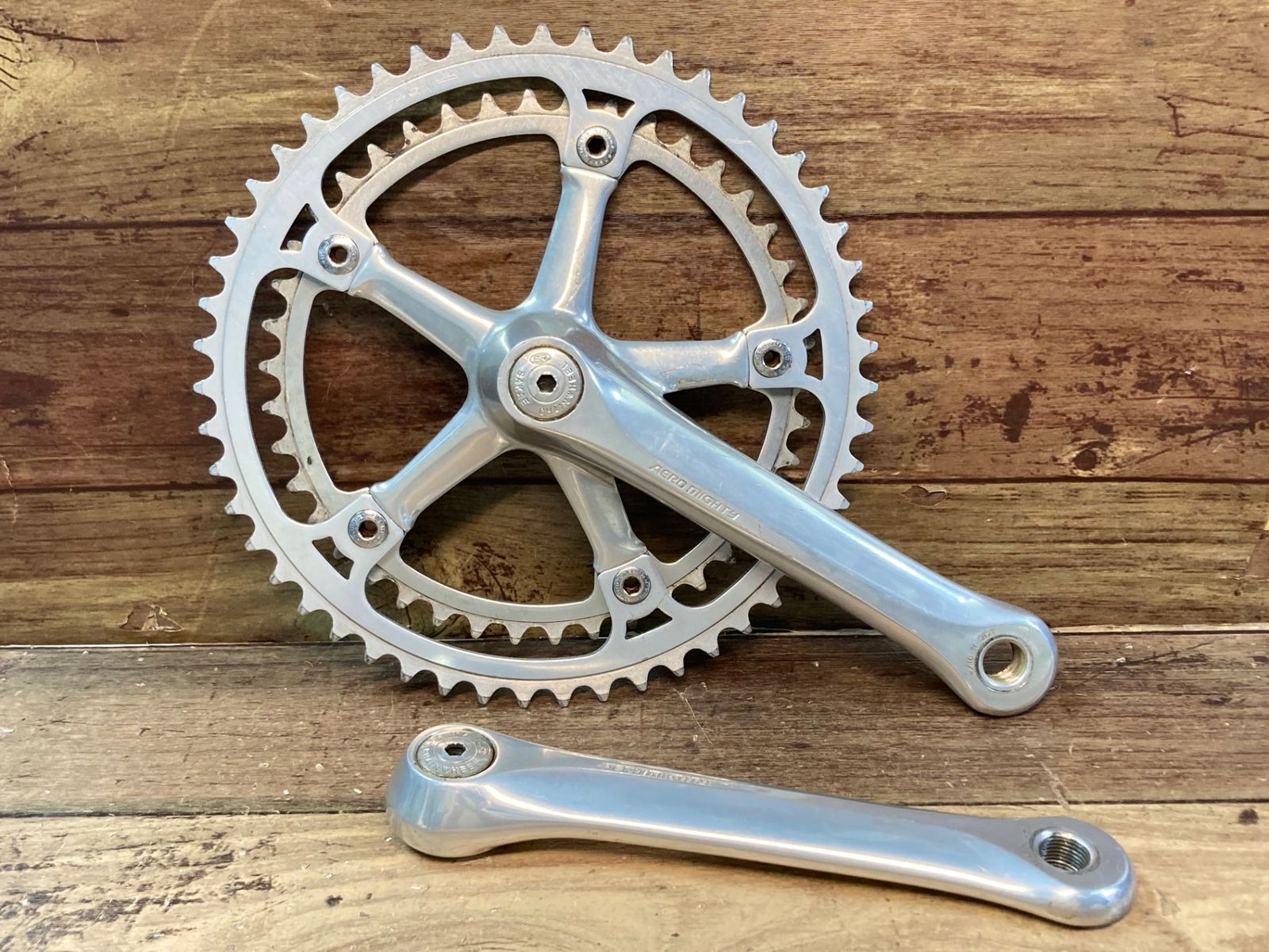 ピストクランク165mm dura-ace FC-7600 NJS 競輪 Duraace fc-7600 165mm
