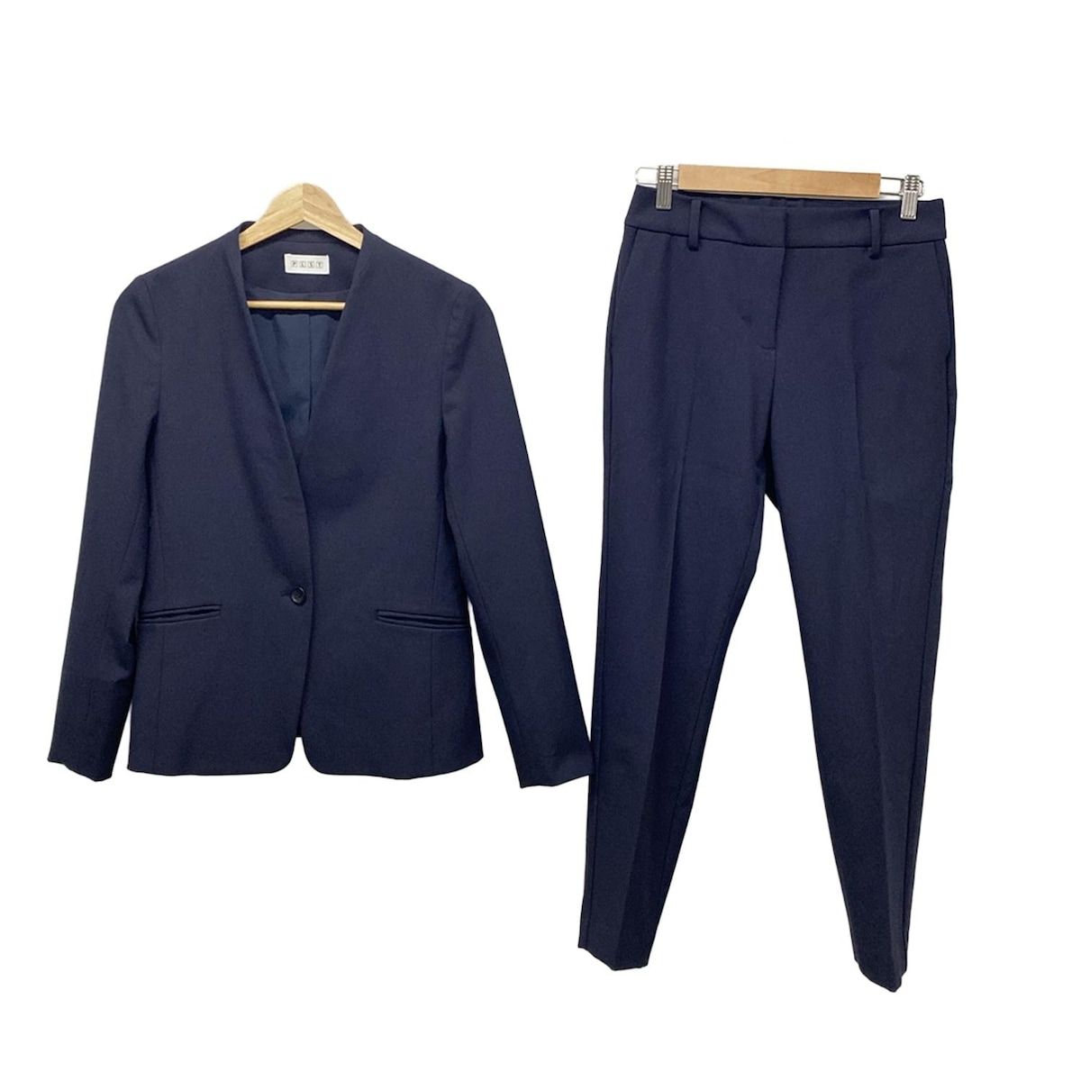 PLS T PLST プラステ レディースパンツスーツ レディース - ダークネイビー