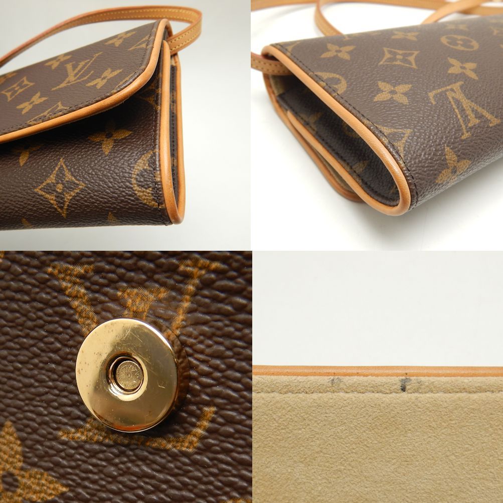 LOUIS VUITTON ルイヴィトン モノグラム ポシェットツインGM M51852