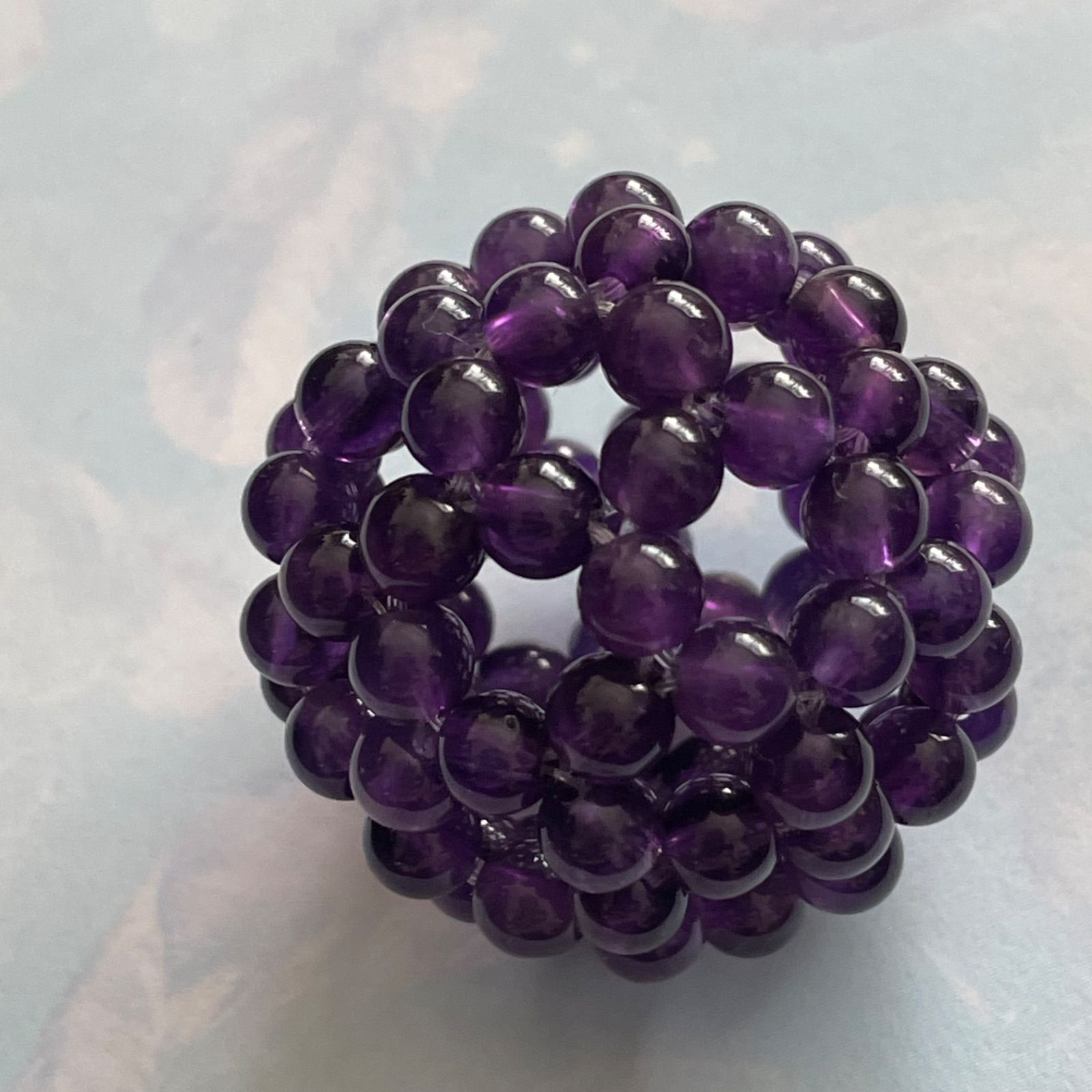 神聖幾何学フラーレン バッキーボールプチ アメジスト - メルカリ