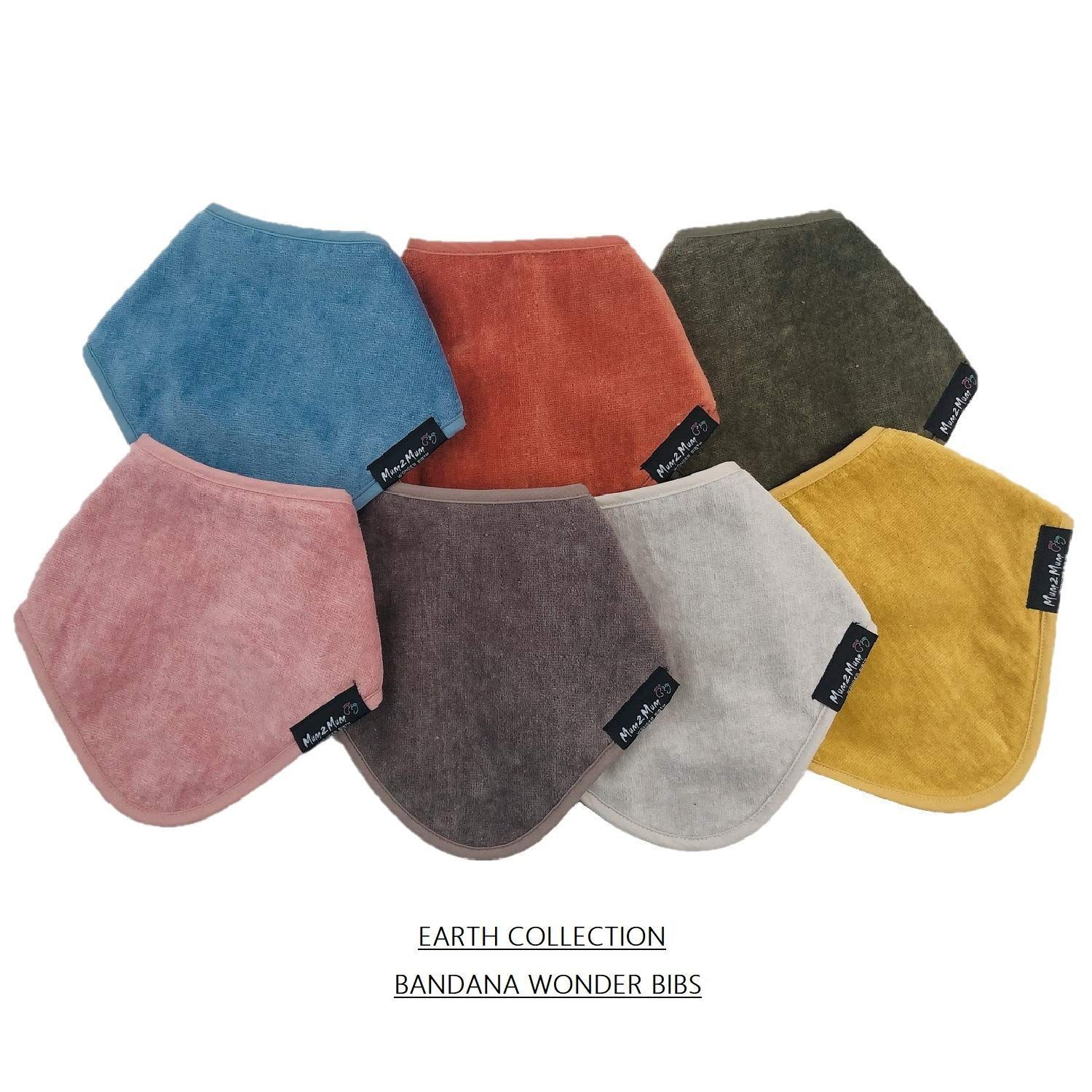 バンダナワンダービブ マスタード Mum マムトゥーマム 2 x 1