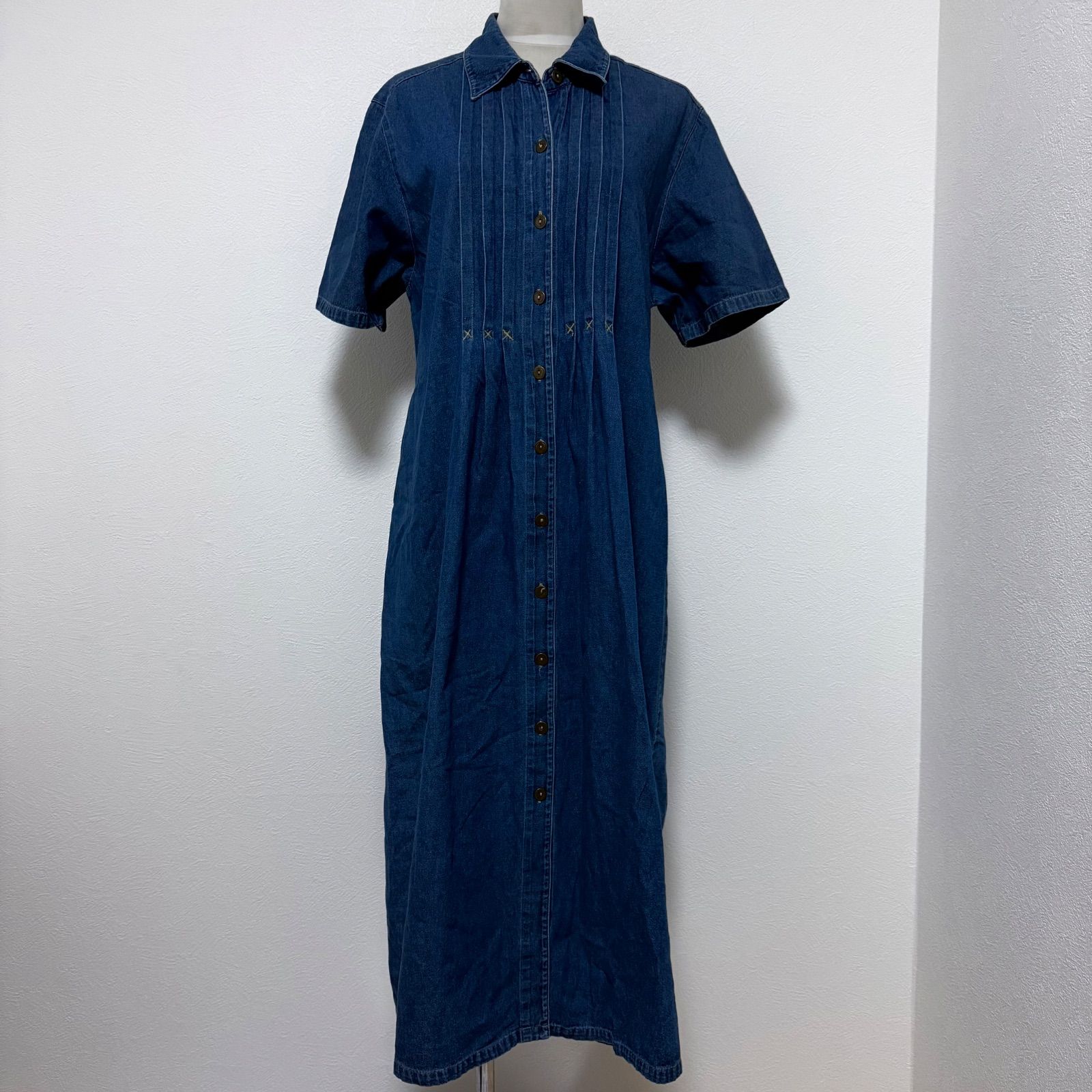 ロング丈 タック