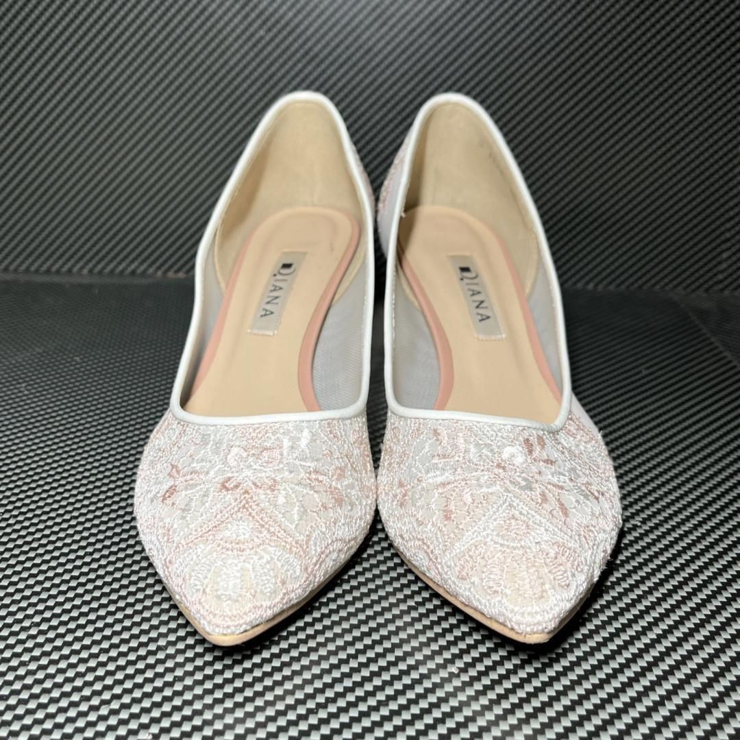 ✨美品✨DIANA ダイアナ パンプス ハイヒール レース 日本製