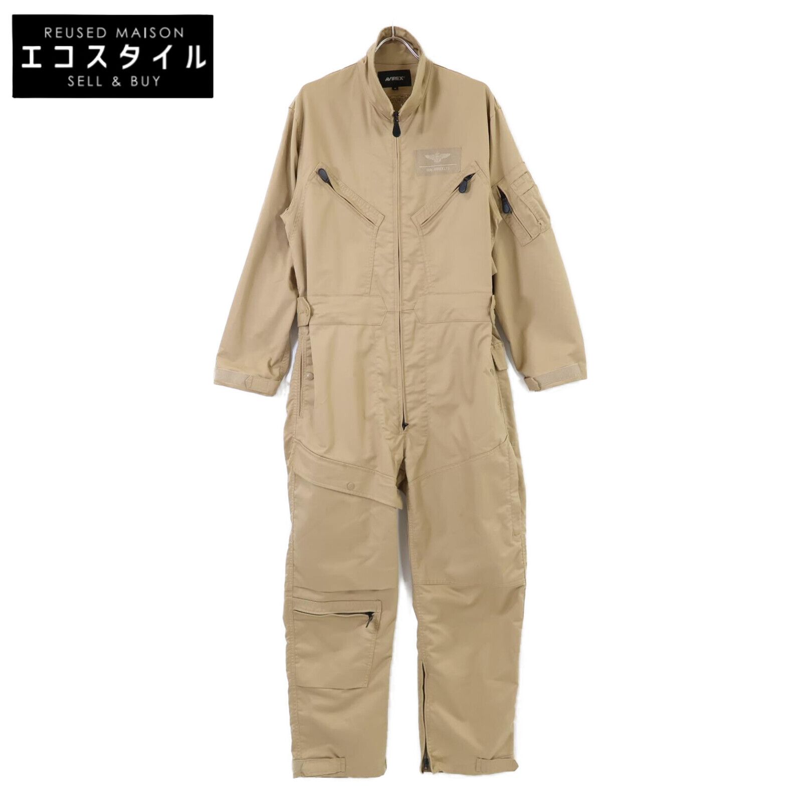 AVIREX アヴィレックス 783-2210005 FLIGHT JUMP SUIT フライト ジャンプスーツ/ M - メルカリ