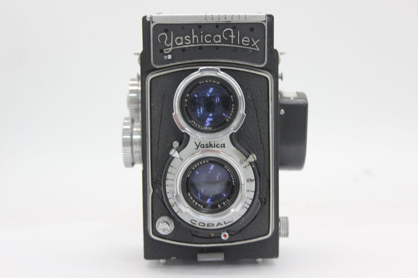 訳あり品】 ヤシカ Yashicaflex Heliotar 80mm F3.5 二眼カメラ s4326 