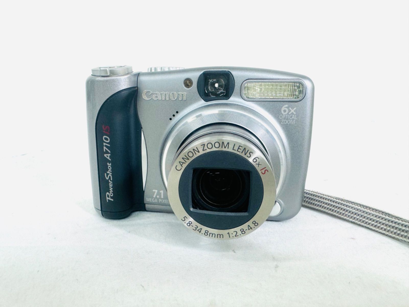 Canon キャノン デジカメ PowerShot A710 IS シルバー ZOOM6× MEGA7.1