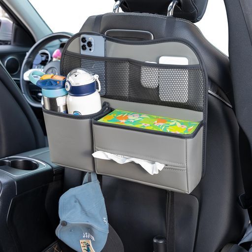 マイ様ご購入専用ページ レザー製大容量車ティッシュケース収納ポケット-100-160枚のティッシュ