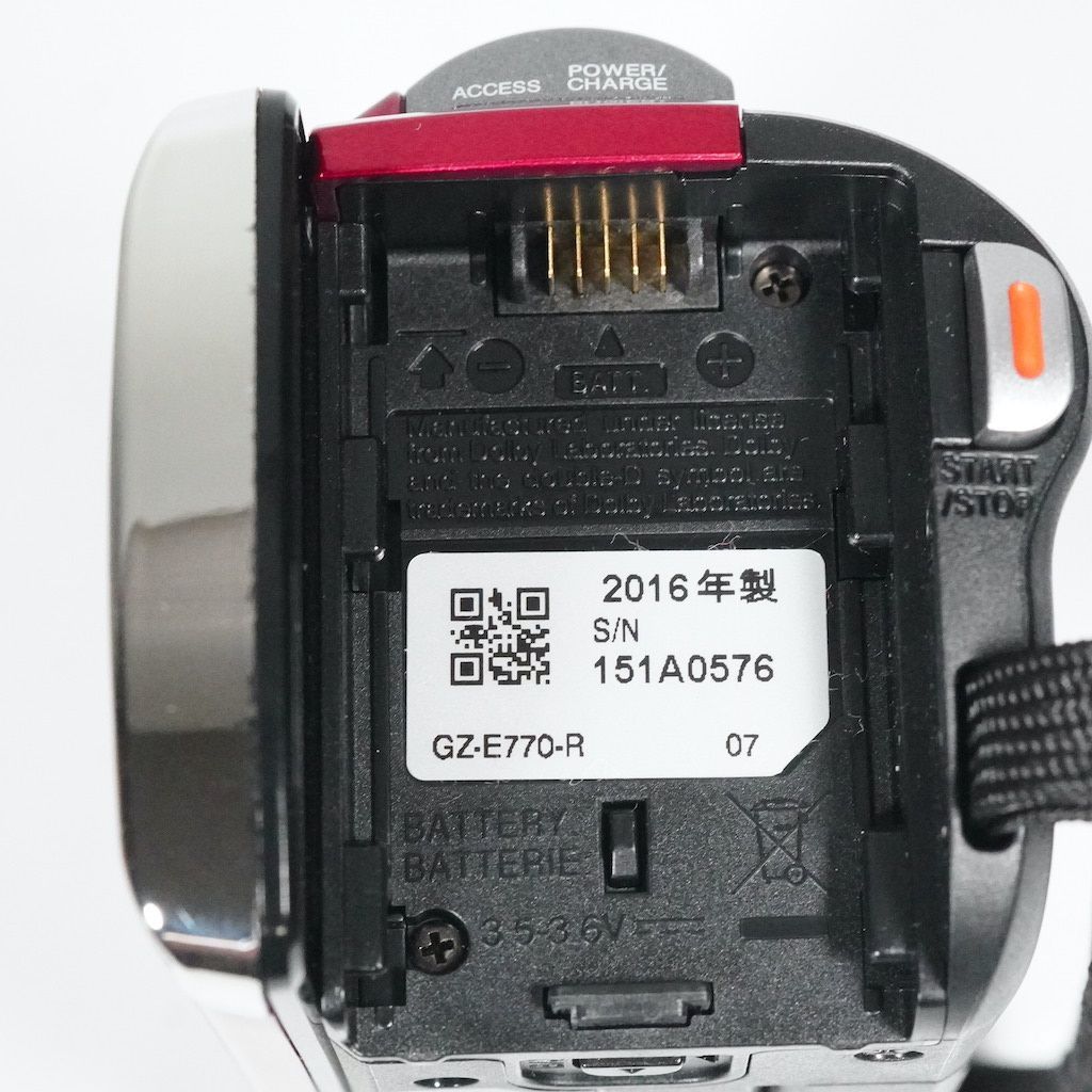 JVC Victor Everio GZ-E770-R レッド 動作OK 返金保証 /1763 - メルカリ