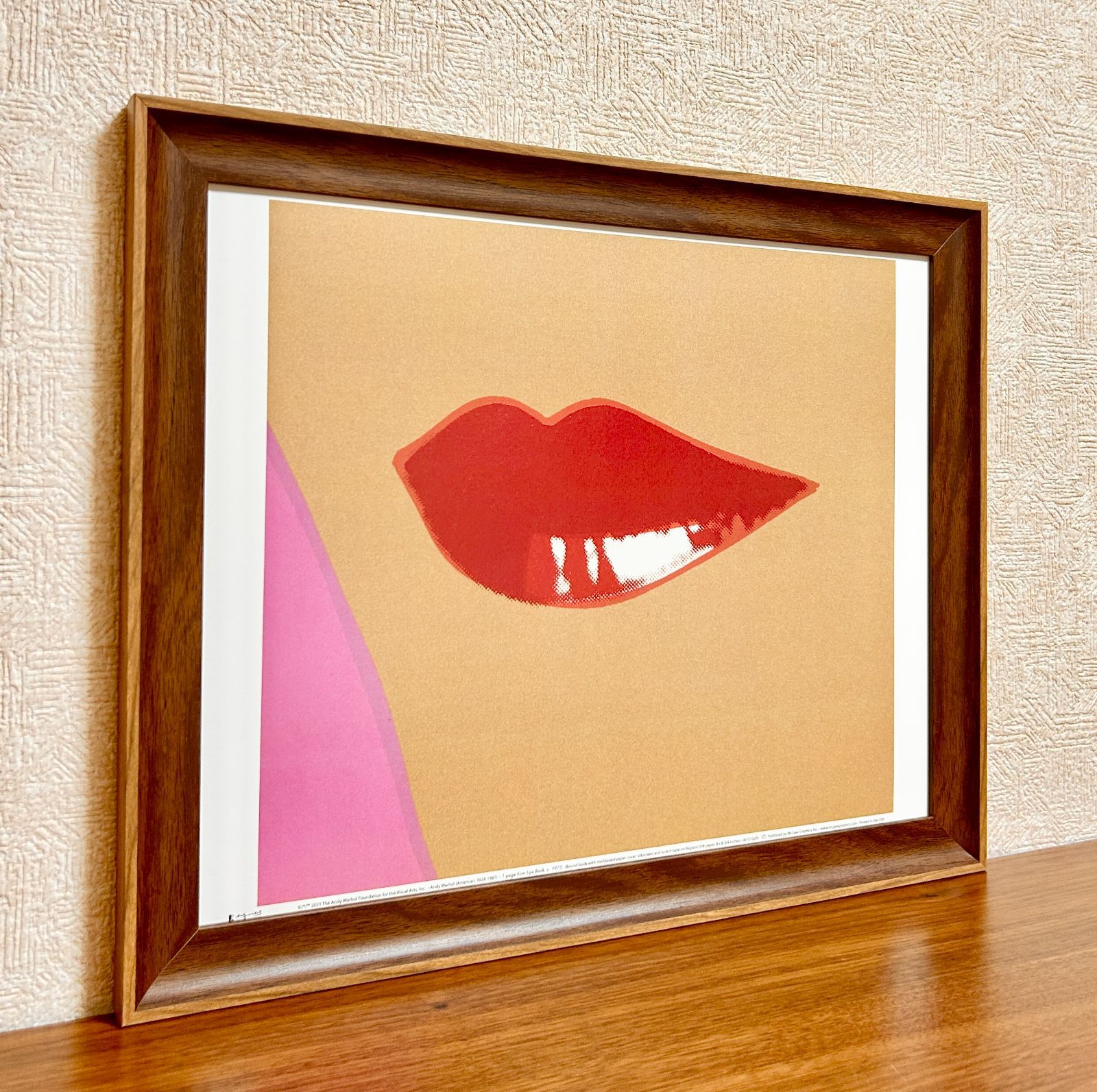 新品☆額縁付アートポスター(BRUCE MCGAW GRAPHICS)☆アンディ