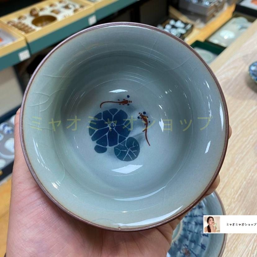 陶泥 青花陶磁蓋碗 愛蓮茶杯 壺承 茶碗 煎茶器 未使用品 陶泥 青花陶磁蓋碗 愛蓮茶杯 壺承 茶碗 煎茶器 未使用品 - メルカリ