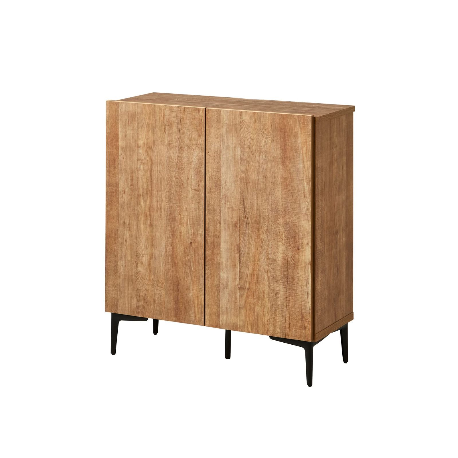 キャビネット サイドボード フィスバ 土井インテリア 幅79.8 大川家具 ナチュラル 関家具 370453