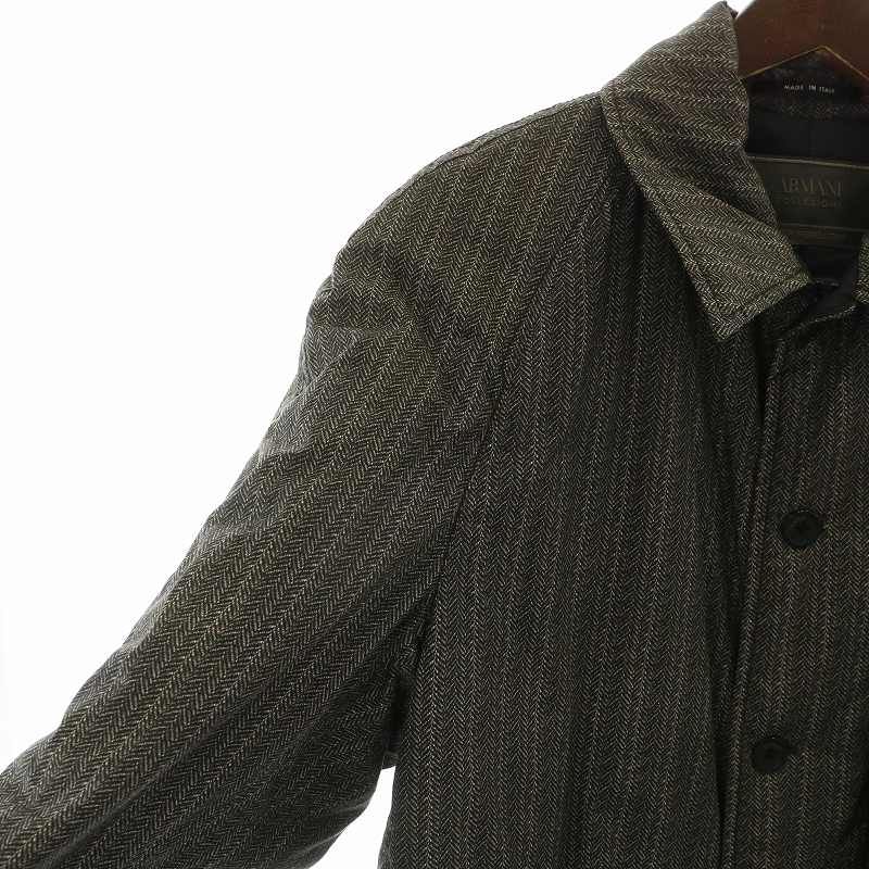 アルマーニコレツォーニ　ステンカラーコート　グレー　美品 ARMANI COLLEZIONI（ステンカラーコート）のフリマアイテム一覧