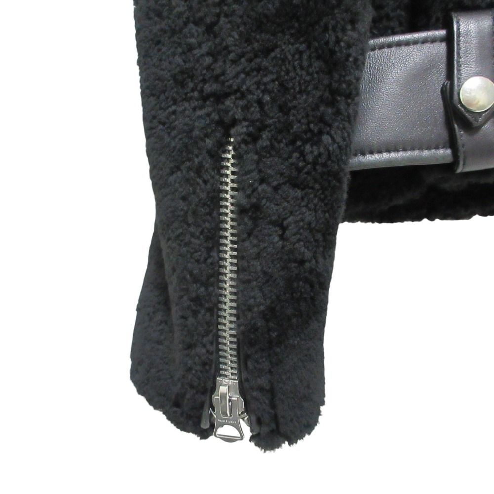 BURBERRY LONDON レザージャケット ラムレザー ノバチェック 黒