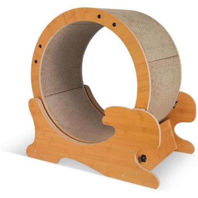 ペットプロ Happy Days ハッピーデイズ キャットランニングマシンS 爪とぎ一体型ランニングマシン 爪とぎ 猫用 キャットタワー コンパクト