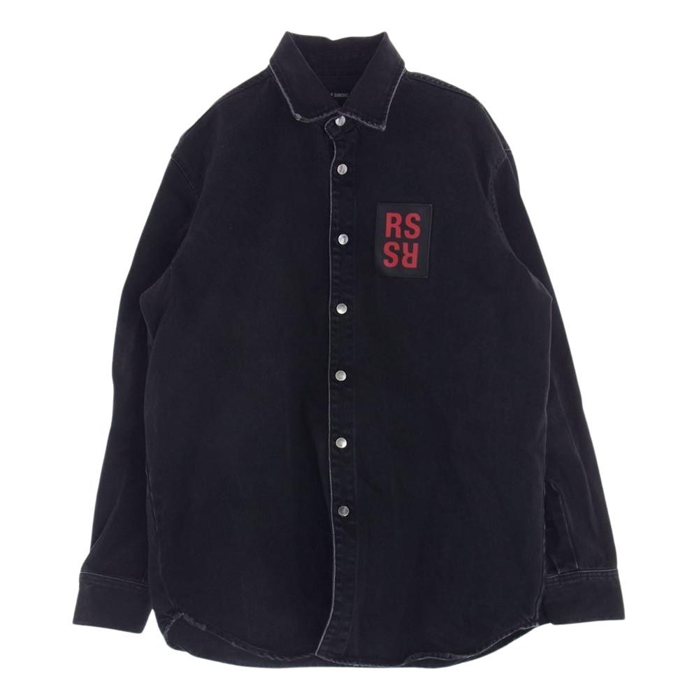 RAFSIMONS オーバーサイズBLACKデニムシャツ 【公式通販】