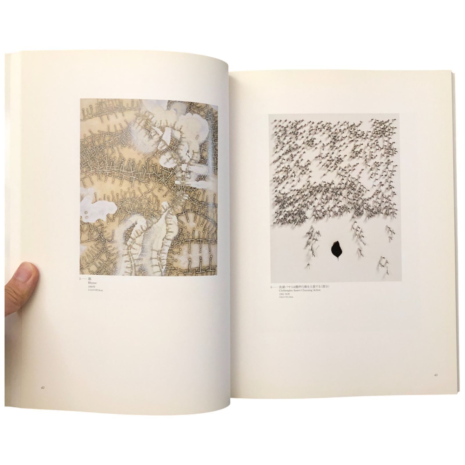 中西夏之展　広さと近さ—絵の姿形（2002〜2003年）カタログ（図録） 本 中西夏之展 広さと近さ—絵の姿形（2002〜2003