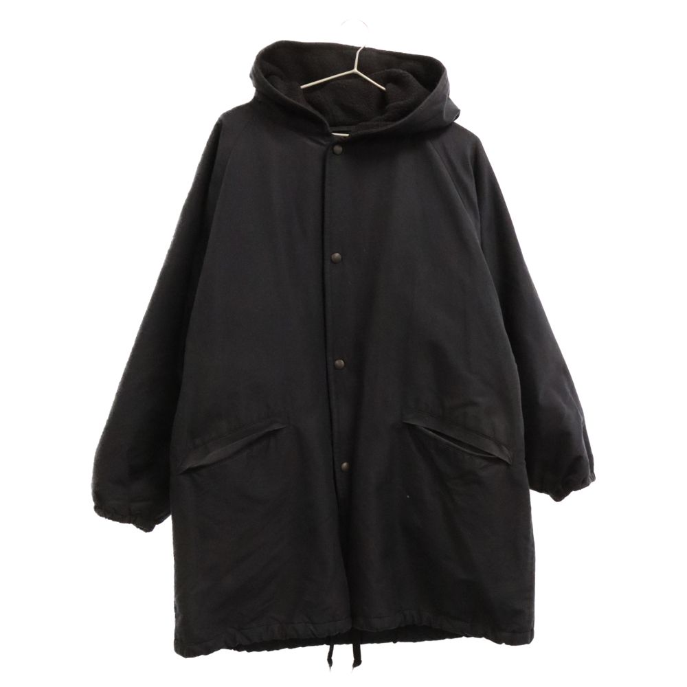 COMOLI (コモリ) 20AW コットンシルクフーデッドコート ネイビー S03-04003 - メルカリ