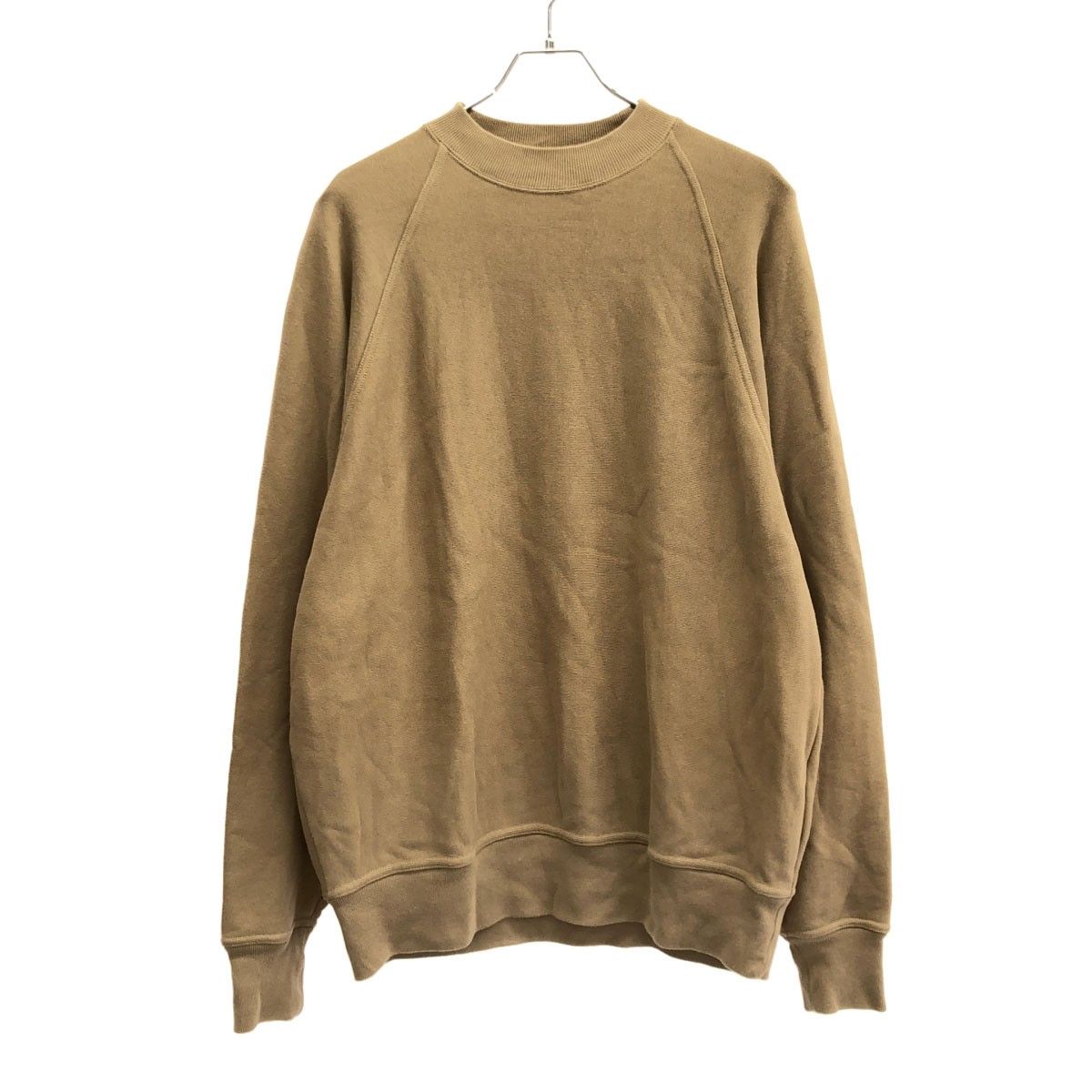 INSCRIRE アンスクリア 21AW Zero Loop High Neck PO ハイネックスウェットトレーナー I21AW-BC12 ブラウン系 M