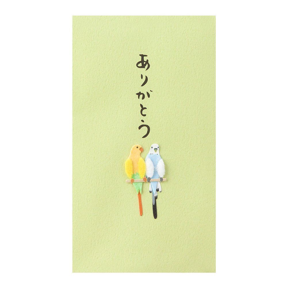 【清倉】感謝 ぽち袋 鸚鵡 PC 圖案 壓歲錢袋 25228006 美濃 的縮圖