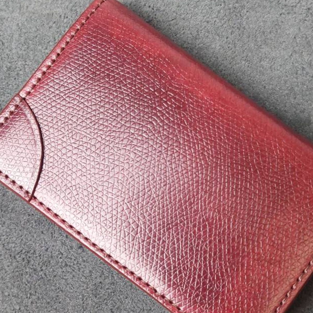 コードバン/ホースハイド　型押し（薔薇）カードケース 国産　新品 名入れ無料] コードバンレザー フルホースレザー 馬革 名刺入れ