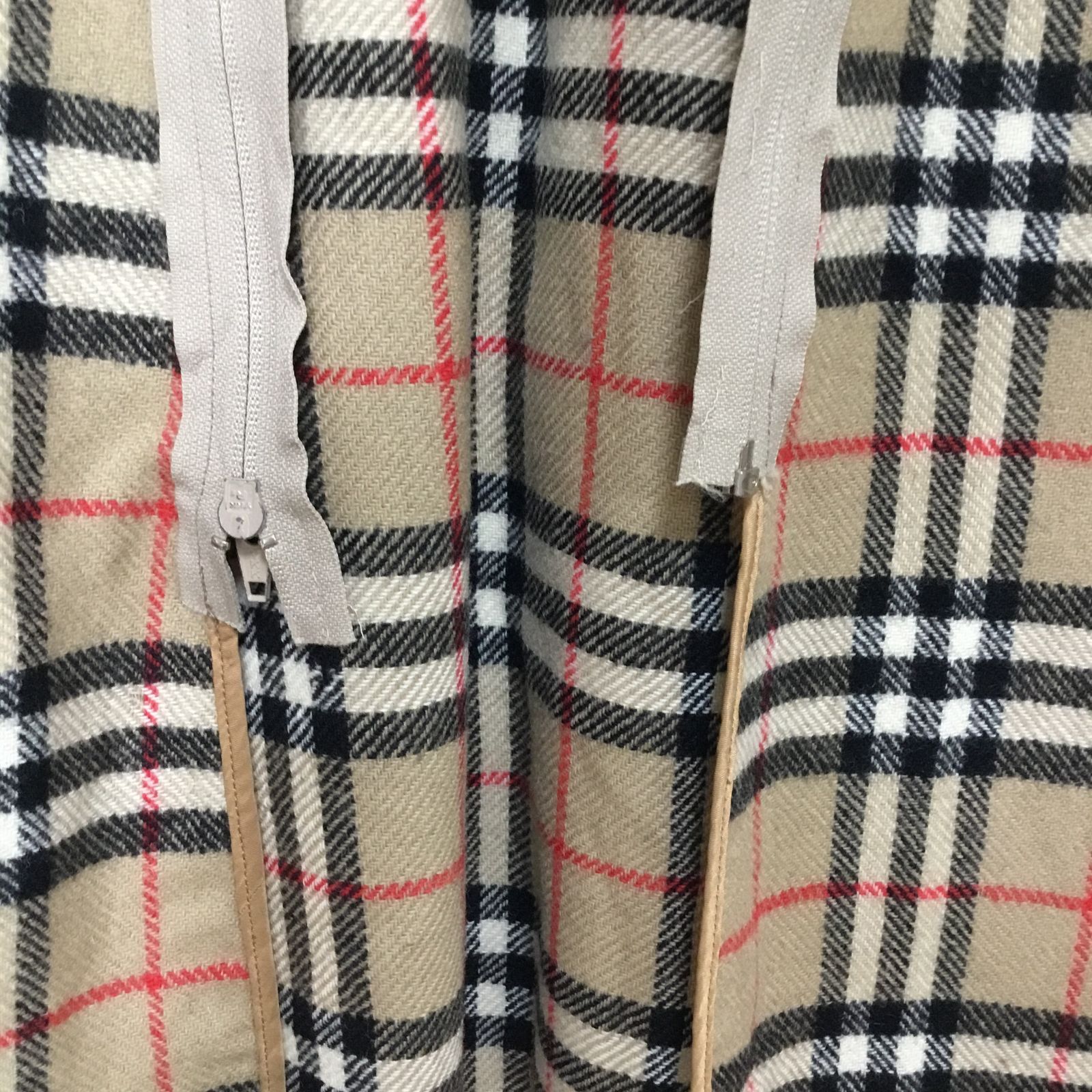 ウール100% BURBERRYS ノバチェック柄 ロングコート 74R