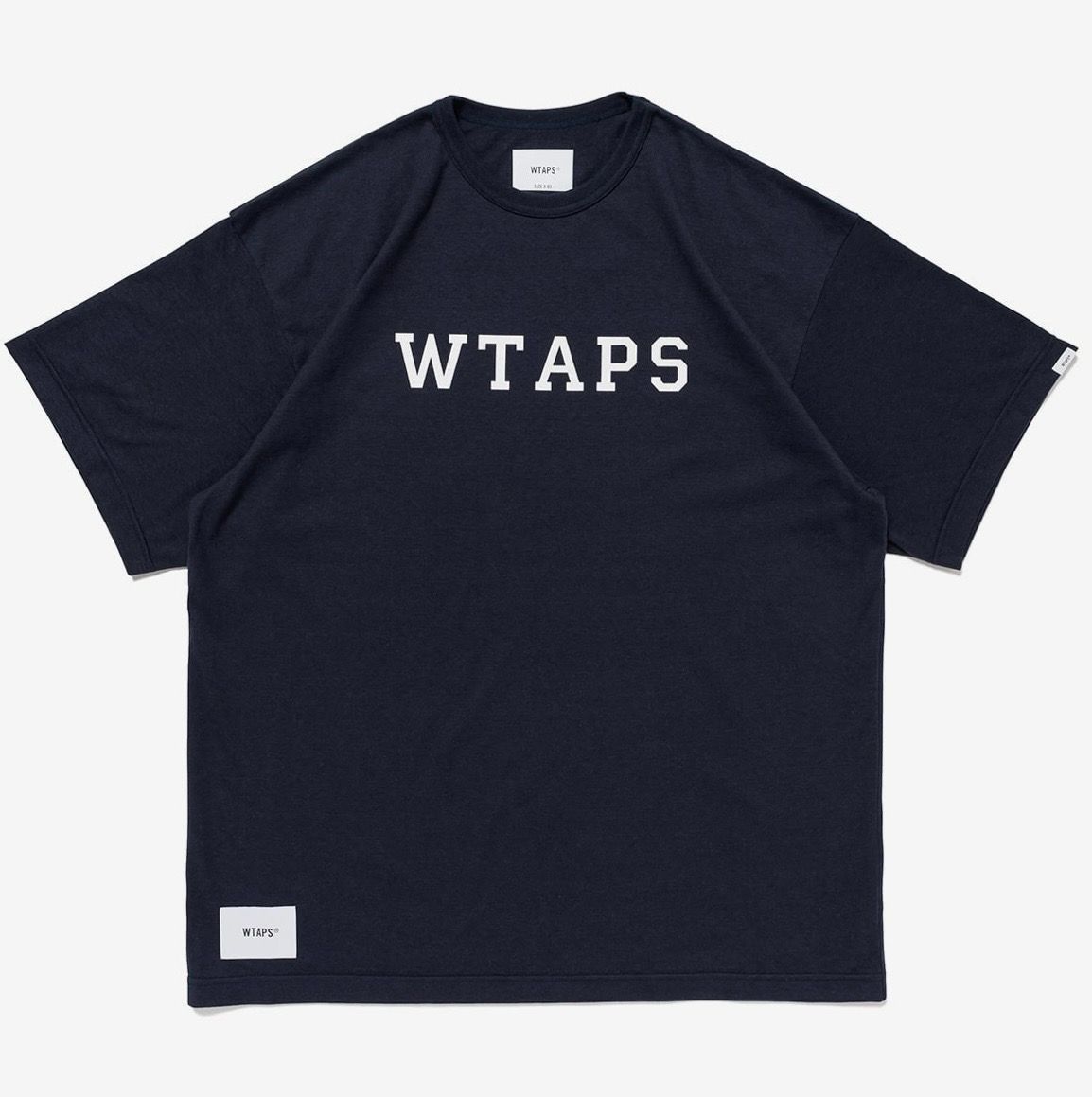 wtaps COLLEGE NAVY XL 04 ダブルタップス Tシャツ WTAPS ACADEMY 01 Tシャツ 25SS 新作 正規品 サイズ 04 XL