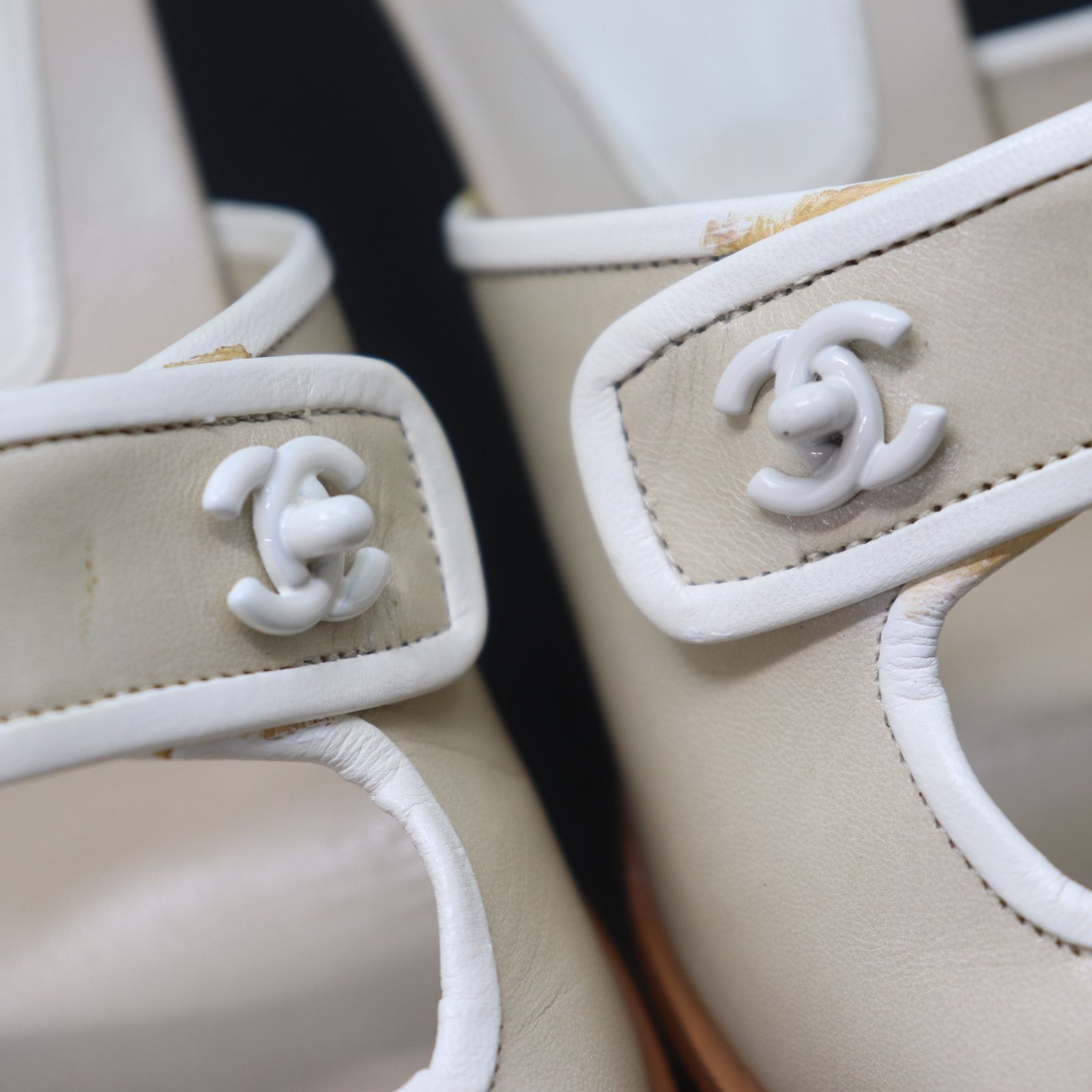 ITAD4G4KD576 シャネル 03P ターンロック ココマーク パンプス 靴  