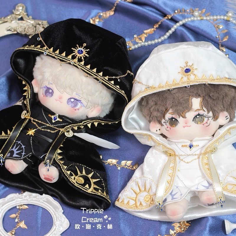 20cm】 ぬい服 かっこいい 魔術師のお洋服 ブラック 黒色