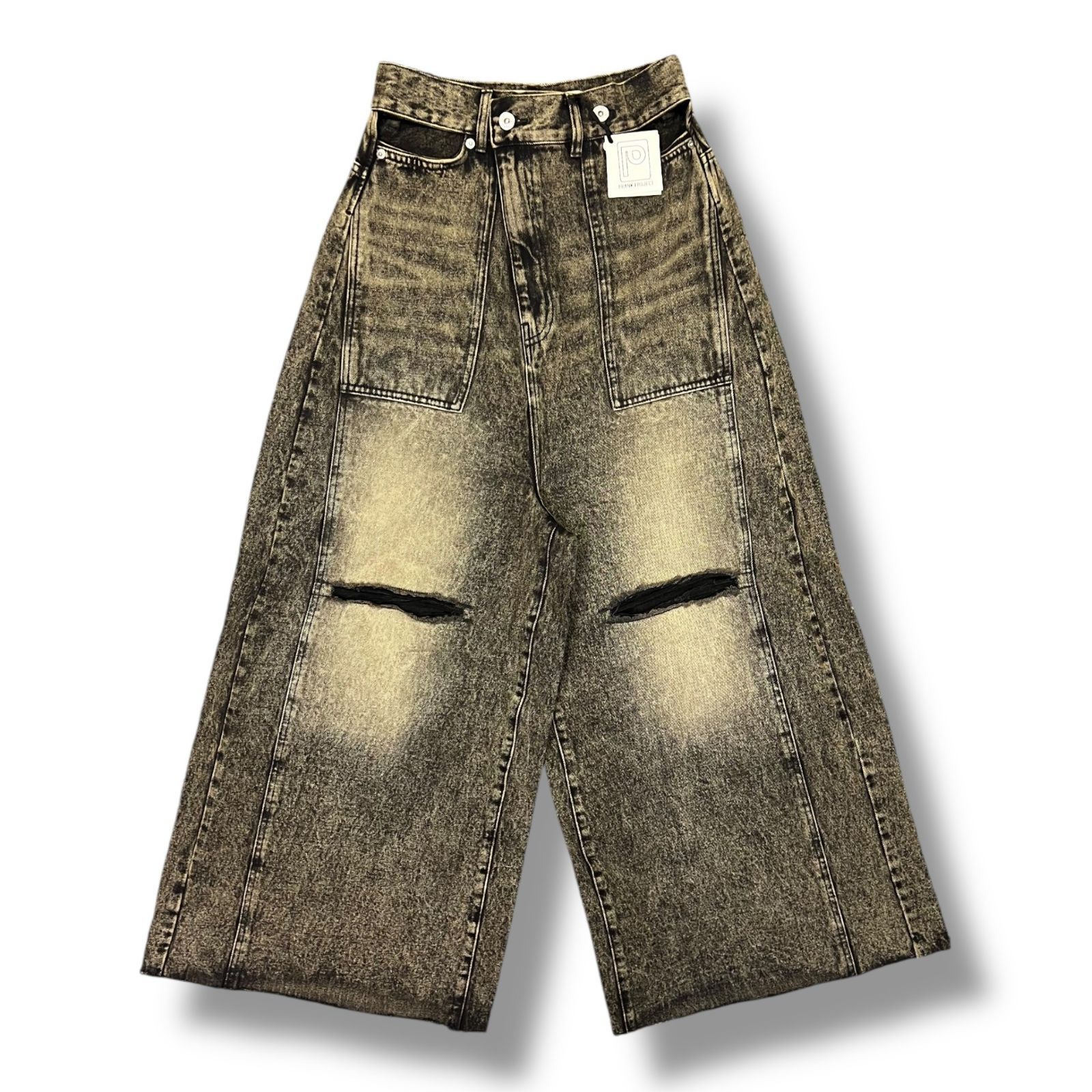 値下げ対応可能‼️】 AMIRI ダメージデニム サイズ28 ショット