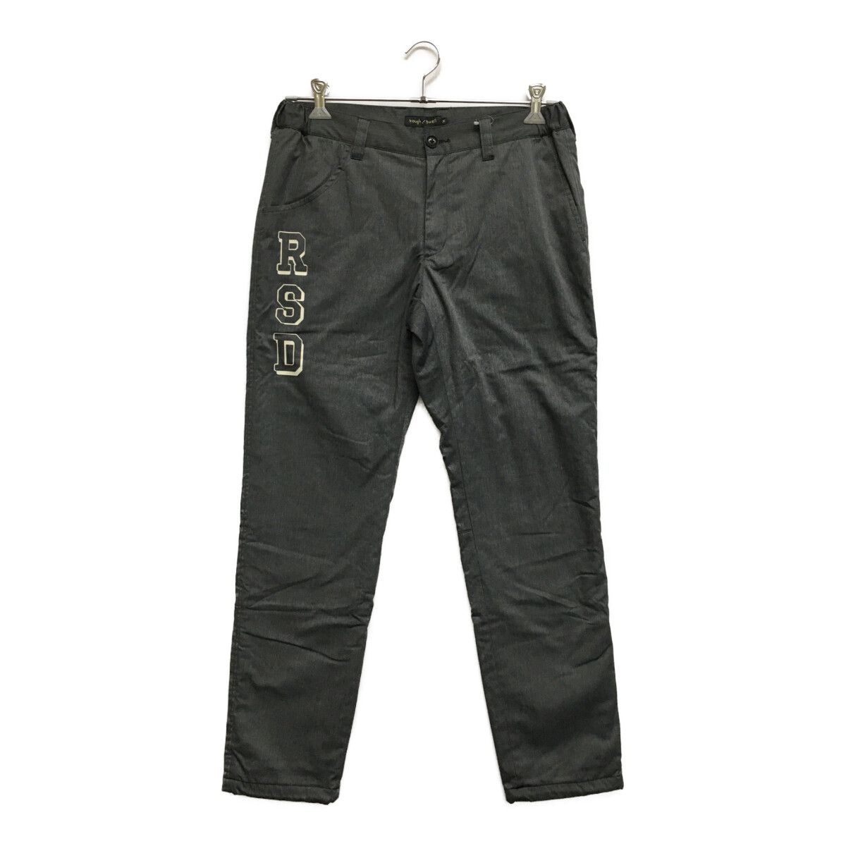 メンズ ラフ＆スウェル rough-swell パンツ M グレー 裏フリース素材 シンプル