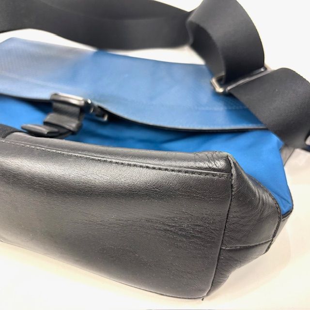 COACH コーチ ショルダーバッグ バイクバッグ パンチング 型押し 斜め