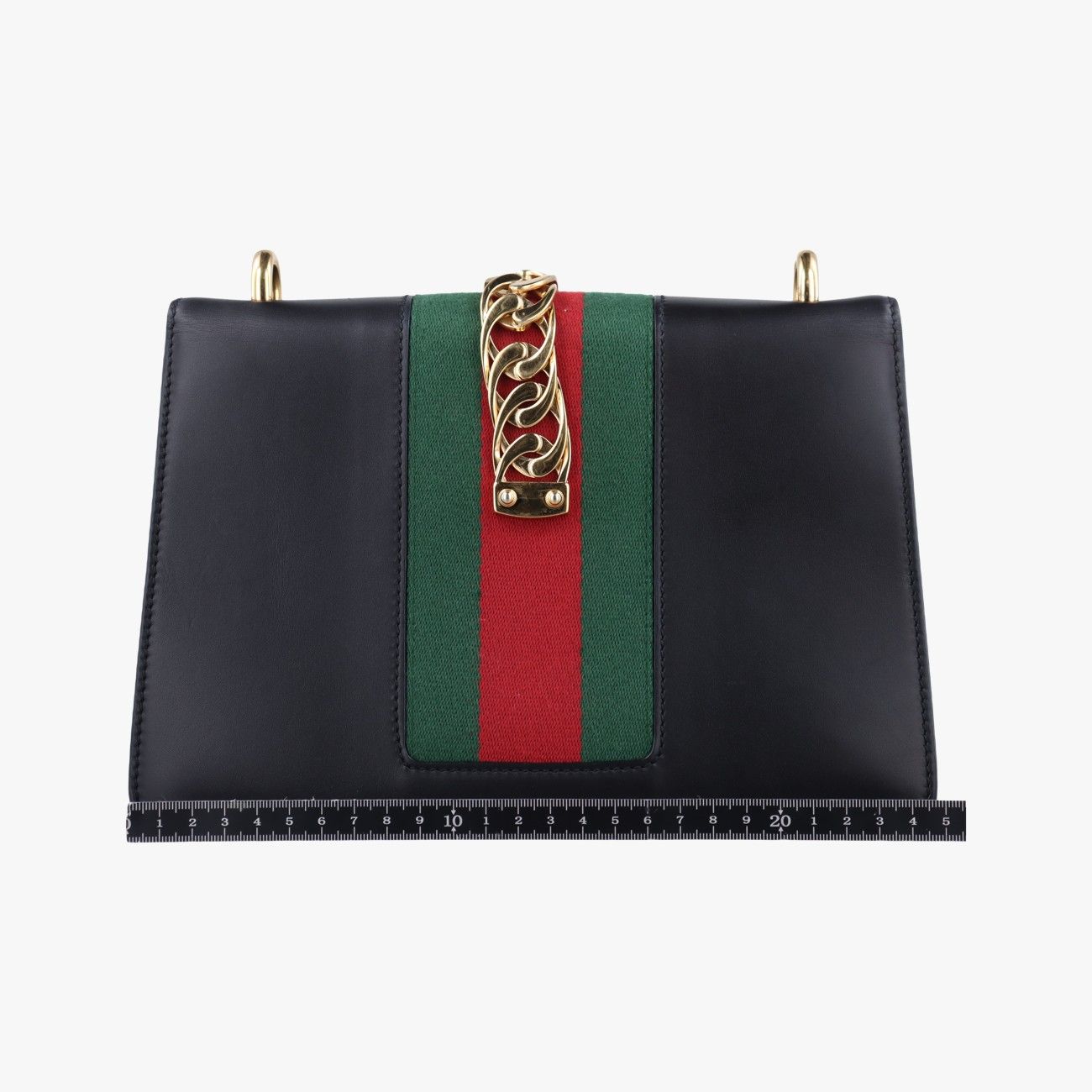 グッチGucciシルヴィ ブラック×グリーン×レッド